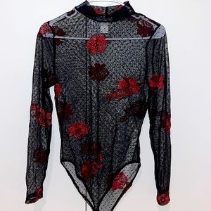 Rose Bodysuit - Large